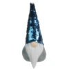 Northlight 13.5" Gray Standing Christmas Gnome Decoration With Blue Flip Sequin Hat -Ornaments Store northlight am87033 fixedbeard 54661.1588415261