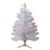 Northlight 2' Pre-Lit White Pine Slim Artificial Christmas Tree - Pink Lights -Ornaments Store northlight b03905 66481.1664811129