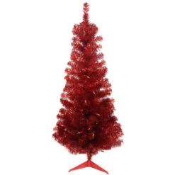 Northlight 4' Pre-Lit Slim Red Artificial Christmas Tree - Clear Lights 9 Northlight 4' Pre-Lit Slim Red Artificial Christmas Tree - Clear Lights -Ornaments Store northlight b83508 1 76409.1611155805