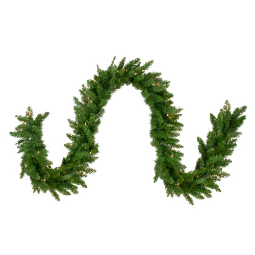Northlight 9' X 12" Pre-Lit Eastern Pine Artificial Christmas Garland - Clear Lights 3 Northlight 9' X 12" Pre-Lit Eastern Pine Artificial Christmas Garland - Clear Lights