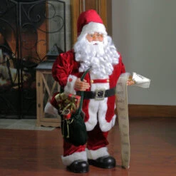 Northlight 32" Battery Operated Animated Standing Santa Claus Musical Christmas Figure -Ornaments Store northlight c84364 3 89520.1588403322