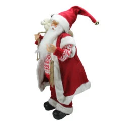 Northlight 24" Red And White Country Twist Standing Santa Claus Christmas Figure -Ornaments Store northlight c84403 1 51495.1588403328