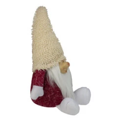 Northlight 15" Textured Red And White Chubby Smiling Gnome Plush Table Top Christmas Figure -Ornaments Store northlight c85092 b 1 01819.1665610431