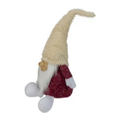 Northlight 15" Textured Red And White Chubby Smiling Gnome Plush Table Top Christmas Figure -Ornaments Store northlight c85092 b 3 86762.1665610431