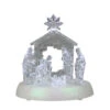 Northlight 7.75" LED Holy Family In Stable Christmas Nativity Scene Tabletop Decoration - 31601372 -Ornaments Store northlight ct2071 202 107 64019.1588358758