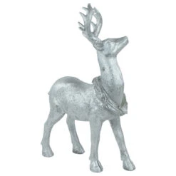 Northlight 10.75" Silver Reindeer Glittered Christmas Tabletop Decoration -Ornaments Store northlight dw15113b 3 33333.1662805509