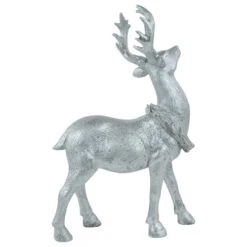 Northlight 10.75" Silver Reindeer Glittered Christmas Tabletop Decoration -Ornaments Store northlight dw15113b 4 87134.1662805509