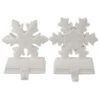 Northlight Set Of 2 White Glittered Snowflake Christmas Stocking Holder 6.5” -Ornaments Store northlight dw15128 updated 89264.1664726381