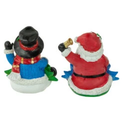 Northlight Set Of 2 Santa And Snowman Glittered Christmas Stocking Holders 5" -Ornaments Store northlight dw15129 4 new 77831.1665610741