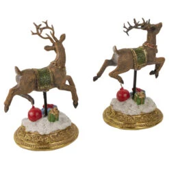 Northlight Set Of 2 Glittered Reindeer Christmas Stocking Holders 9.5" -Ornaments Store northlight dw15132 3 updated 45802.1665610737