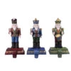 Northlight Set Of 3 Blue, Red And Green Glittered Nutcracker Stocking Holders 7.75" -Ornaments Store northlight dw15135 59985.1588369076