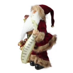 Northlight 12" Red And White Woodland Standing Santa Claus With Gift Bag Christmas Figure -Ornaments Store northlight e76591 1 24501.1588406499