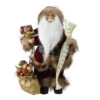 Northlight 12" Red And White Woodland Standing Santa Claus With Gift Bag Christmas Figure -Ornaments Store northlight e76591 63066.1588406498