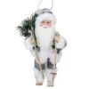 Northlight 9" White And Gray Skiing Santa Claus Christmas Figurine - 31422145 -Ornaments Store northlight e76663 64455.1587645151