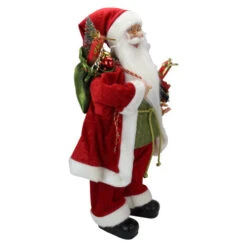 Northlight 24" Red And White Santa Claus With Presents And Drum Christmas Figure -Ornaments Store northlight e86159 3 75113.1665610748