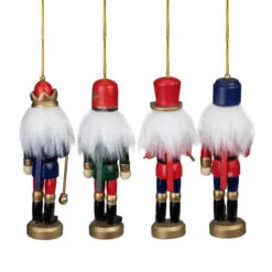 Northlight Set Of 4 Red And Green Christmas Nutcracker Ornaments - 5" -Ornaments Store northlight f00108 3 28222.1664466676