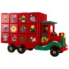 Northlight 14" Red Advent Calendar Storage Truck Christmas Decoration -Ornaments Store northlight f03797 1 99164.1631896533