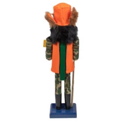 Northlight 15" Orange And Green "Gone Hunting" Christmas Nutcracker In Camouflage -Ornaments Store northlight f85995 2 94135.1598489667