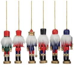 Northlight 6-Count Red And Blue Classic Nutcracker Christmas Ornaments - 5.25 Inches -Ornaments Store northlight f86005 3 39412.1665346758
