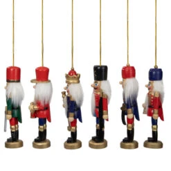 Northlight 6-Count Red And Blue Classic Nutcracker Christmas Ornaments - 5.25 Inches -Ornaments Store northlight f86005 4 76300.1665346758