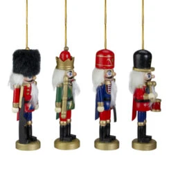 Northlight Set Of 4 Assorted Classic Nutcracker Ornaments 5" -Ornaments Store northlight f86007 2 31459.1665087477