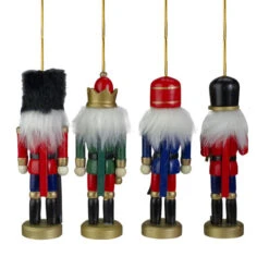 Northlight Set Of 4 Assorted Classic Nutcracker Ornaments 5" -Ornaments Store northlight f86007 4 59416.1665087478