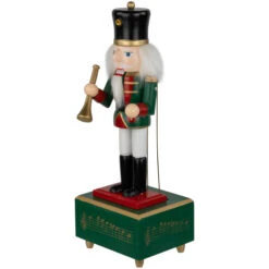 Northlight 12" Red Animated And Musical Christmas Nutcracker With Trumpet -Ornaments Store northlight f97114 02 89544.1693409636