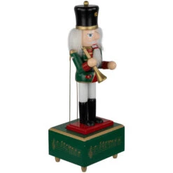 Northlight 12" Red Animated And Musical Christmas Nutcracker With Trumpet -Ornaments Store northlight f97114 03 62956.1693409636