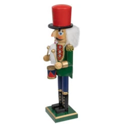 Northlight 14" Green And Red Traditional Standing Drummer Christmas Nutcracker -Ornaments Store northlight f97175 1 18079.1598489670
