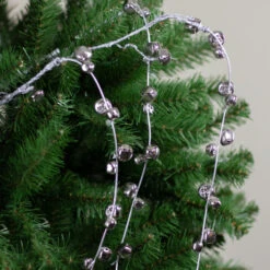 Northlight 41" Silver Hanging Jingle Bell Artificial Christmas Spray 7 Northlight 41" Silver Hanging Jingle Bell Artificial Christmas Spray -Ornaments Store northlight gb26177 3 59180.1665173703