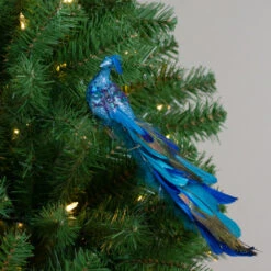 Northlight 10" Blue And Purple Jeweled Peacock Clip-On Christmas Ornament 6 Northlight 10" Blue And Purple Jeweled Peacock Clip-On Christmas Ornament -Ornaments Store northlight gb28252 4 99979.1588344789