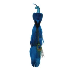Northlight 14" Blue Peacock With Feather Tail Clip-On Christmas Ornament -Ornaments Store northlight gb513701043001 29294.1588344926