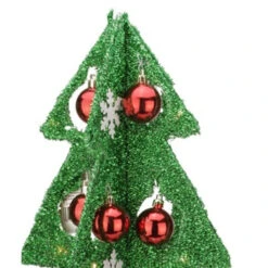 Northlight 28" Pre-Lit Battery Operated Green And Red LED Christmas Tree Tabletop Decor -Ornaments Store northlight h36264 02 01772.1600391939
