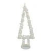 Northlight 34" Pre-Lit White Battery Operated Glittered Christmas Tree Decor 1 Northlight 34" Pre-Lit White Battery Operated Glittered Christmas Tree Decor -Ornaments Store northlight h36268 68474.1588411272