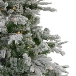 Northlight 7.5' Pre-Lit Medium Flocked Winfield Fir Artificial Christmas Tree - Warm White LED Lights 11 Northlight 7.5' Pre-Lit Medium Flocked Winfield Fir Artificial Christmas Tree - Warm White LED Lights -Ornaments Store northlight hb27065 1 34369.1664990617