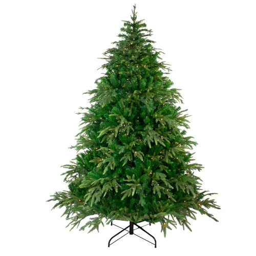 Northlight 9' Pre-Lit Full Roosevelt Fir Artificial Christmas Tree - Warm White LED Lights 3 Northlight 9' Pre-Lit Full Roosevelt Fir Artificial Christmas Tree - Warm White LED Lights