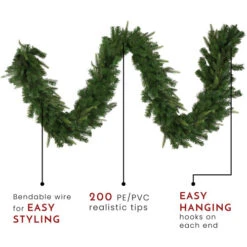 Northlight 9' X 10" Roosevelt Fir Artificial Christmas Garland - Unlit -Ornaments Store northlight hb27084 thumbnail 01647.1604715283