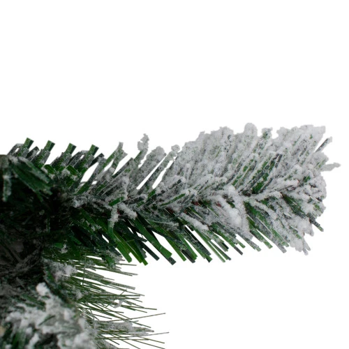 Northlight 9' X 10" Flocked Somerset Spruce Artificial Christmas Garland - Unlit 4 Northlight 9' X 10" Flocked Somerset Spruce Artificial Christmas Garland - Unlit - Image 2