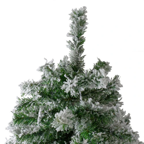 Northlight 6.5' Flocked Winter Park Fir Artificial Christmas Tree - Unlit 6 Northlight 6.5' Flocked Winter Park Fir Artificial Christmas Tree - Unlit - Image 4