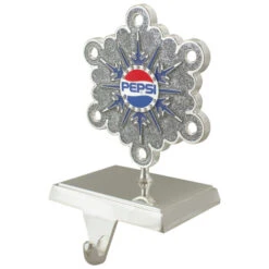 Northlight 6.5" Silver And Blue "PEPSI" Snowflake Christmas Stocking Holder -Ornaments Store northlight hd82331 4 updatedjpg 55354.1663615648