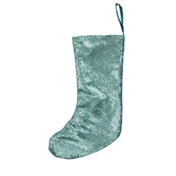 Northlight 17.5" Aqua Blue Sequins Hanging Christmas Stocking -Ornaments Store northlight hm14691 3 12344.1663687733