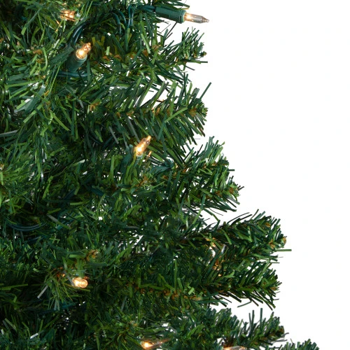 Northlight 3' Pre-Lit Medium Mixed Classic Pine Artificial Christmas Tree - Clear Lights 4 Northlight 3' Pre-Lit Medium Mixed Classic Pine Artificial Christmas Tree - Clear Lights - Image 2