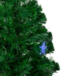 Northlight 4' Pre-lit Potted Medium Pine Color Changing Star Artificial Christmas Tree - Multi-Color Fiber Optic LED Lights -Ornaments Store northlight j65092 1 76509.1588356320