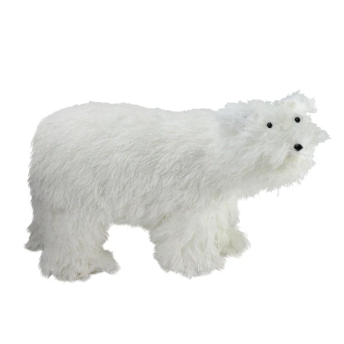 Northlight 17" White Contemporary Standing Polar Bear Christmas Figurine 5 Northlight 17" White Contemporary Standing Polar Bear Christmas Figurine - Image 3