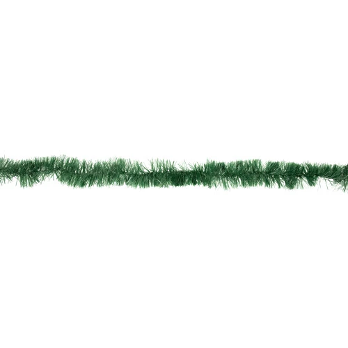 Northlight 50' X 2.75" Green Tinsel Artificial Christmas Garland - Unlit 6 Northlight 50' X 2.75" Green Tinsel Artificial Christmas Garland - Unlit - Image 4