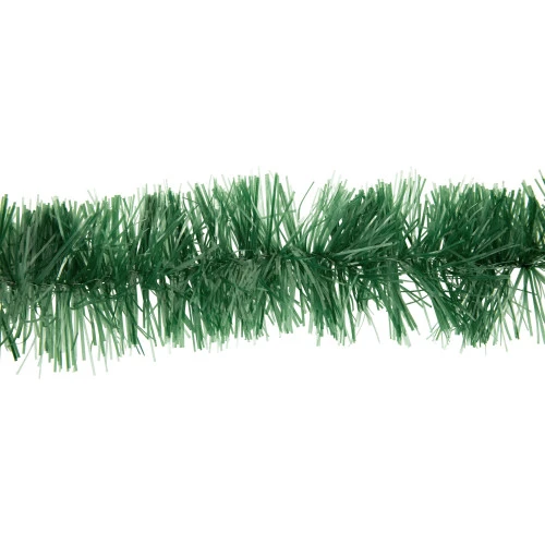 Northlight 50' X 2.75" Green Tinsel Artificial Christmas Garland - Unlit 5 Northlight 50' X 2.75" Green Tinsel Artificial Christmas Garland - Unlit - Image 3