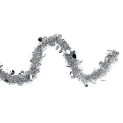 Northlight 50' X 2.5" Silver Shiny Tinsel Artificial Christmas Garland - Unlit -Ornaments Store northlight k00356 3 24052.1665580044