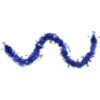 Northlight 50' Lavish Blue And Silver Snowflakes Christmas Tinsel Garland - Unlit -Ornaments Store northlight k00367 63206.1665611928