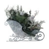 Northlight 9.5" Gray And Green Frosted Christmas Pinecone, Bell And Foliage Filled Tabletop Sleigh -Ornaments Store northlight kji15966 36677.1587644289