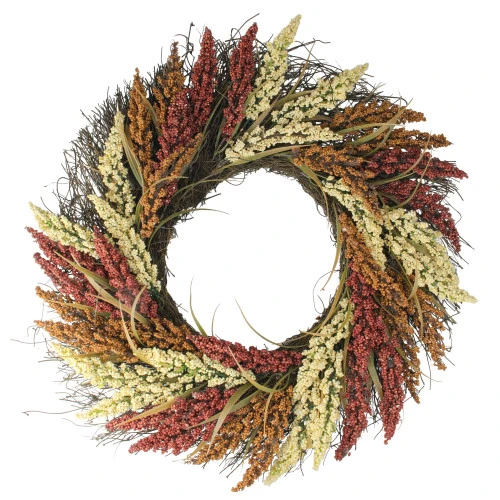 Northlight Autumn Harvest Mixed Heather Artificial Grapevine Wreath, 22 Inch Unlit 3 Northlight Autumn Harvest Mixed Heather Artificial Grapevine Wreath, 22 Inch Unlit